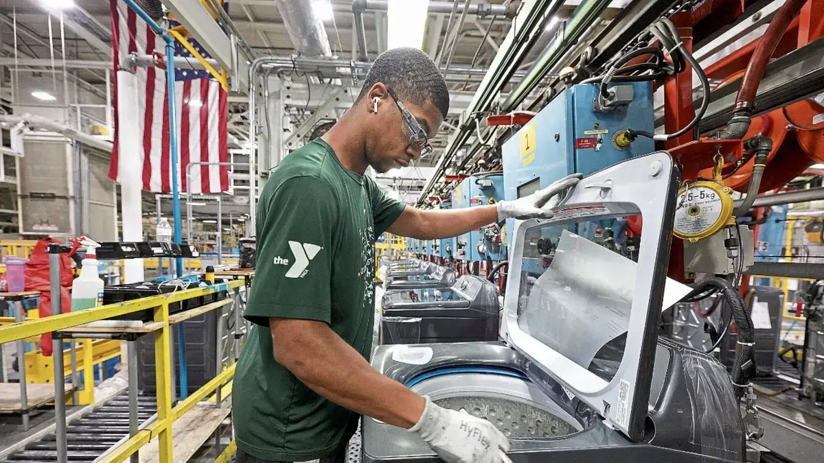Trabajador de Fábrica en Estados Unidos