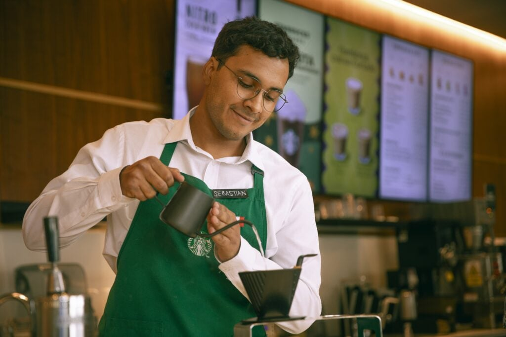 Barista en Estados Unidos